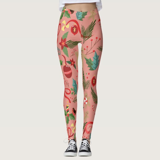 Legging Padrão de Natal 2 (Frente)