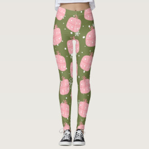 Legging Padrão de Natal Clássico - Presente de Natal (2)