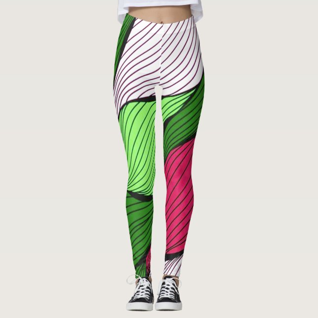 Legging Padrão de Natal e Inverno (Frente)