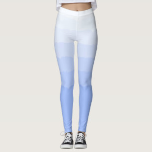 Legging Padrão de Ombre Formando Socialite Blue