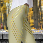 Legging Padrão de Ouros de Sage Amarelo Chic<br><div class="desc">A Winning Mand: acelere seu jogo de armário com essas leggings únicas de cartas de jogo! Com designs agudos e chamativos, estas leggings vão adicionar uma aresta divertida e vibrante ao seu visual casual. Perfeito por adicionar um pouco de encanto e conforto lúdico à sua roupa, eles são a melhor...</div>