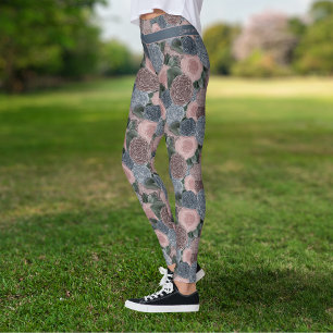 Legging Padrão de pedreiro suave com mudas com sua própria