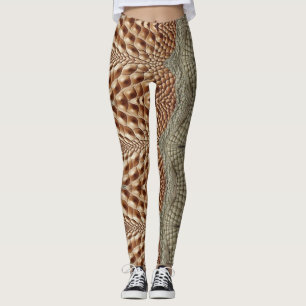 Legging Padrão de Pele do Alligador Faux por Ratti_Creativ