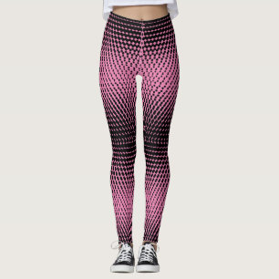 Legging Padrão de pixel 09.B.w. Rosa BG