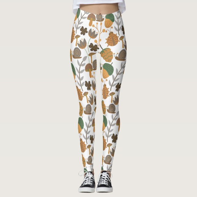 Legging Padrão de Primavera muito Legal (Frente)