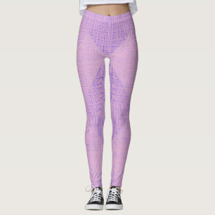 Legging Padrão de rede verificado 02 LPink BG