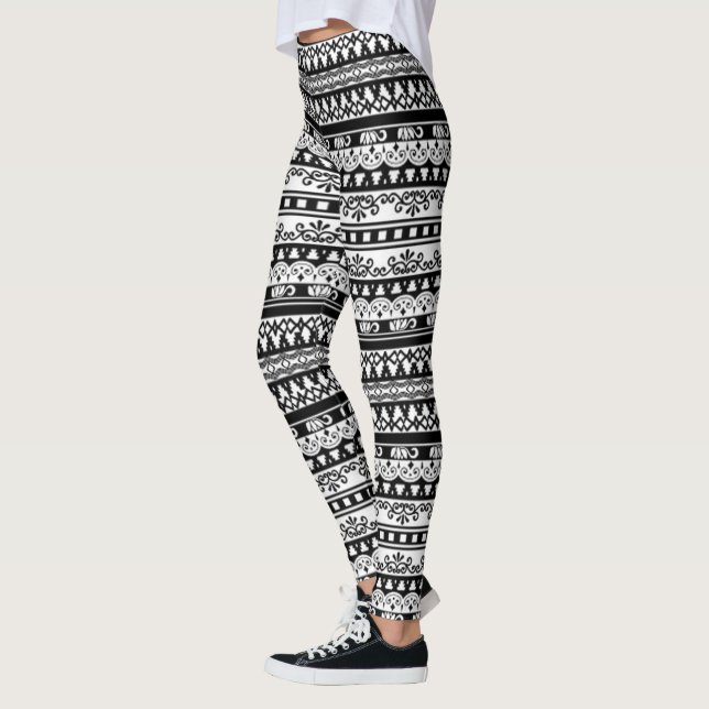 Legging Padrão de rendas (Esquerda)