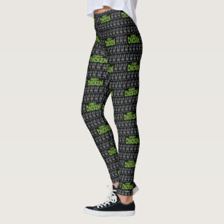 Legging Padrão de Silhouette Robot Chicken