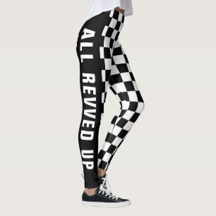 Legging Padrão de Sinalizador com Verificação de Texto Pre