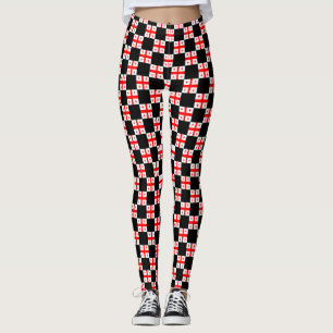 Legging Padrão de Sinalizador da Geórgia verificado