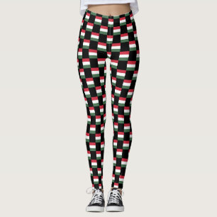 Legging Padrão de Sinalizador da Hungria verificado