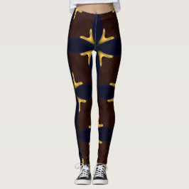 Legging Padrão de superfície de ruptura - design