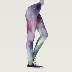 Legging Padrão de Tapeçaria Celestial