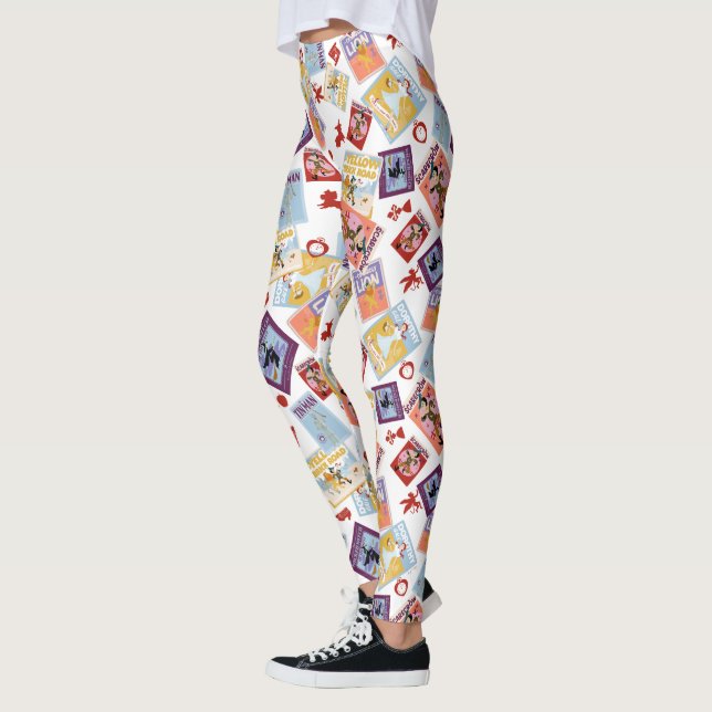 Legging Padrão de Toss de Impressão de Personagem do Mágic (Esquerda)