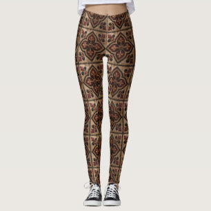 Legging Padrão de Trabalho em Madeira Talhada Gótica (3)