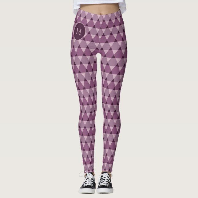 Legging Padrão de triângulos (Frente)