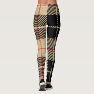 Legging Padrão de Xadrez Checkered do Tartan escocês