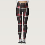 Legging Padrão de Xadrez de Tartan Vermelho Preto Vermelho<br><div class="desc">Padrão de Xadrez de Tartan Preto Vermelho Preto Preto com Leggings // Procurando itens correspondentes? Outros artigos de papelaria do conjunto disponível na seção "coleções" da minha loja. // Precisa de ajuda para personalizar o seu design? Tem outras ideias? Sinta-se à vontade para entrar em contato comigo (Zoe) diretamente através...</div>