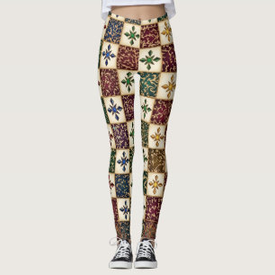 Legging Padrão Digital - Arte Tribal Monocromática