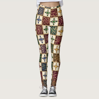 Legging Padrão Digital - Arte Tribal Monocromática