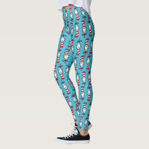 Legging Padrão do Gato no Chapéu