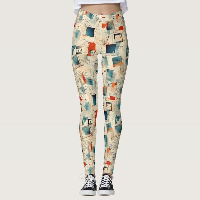 Legging Padrão do livro de páginas (3) (Frente)