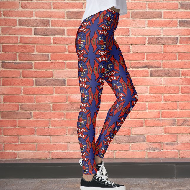 Legging Padrão do logotipo do Fire Department (Criador carregado)