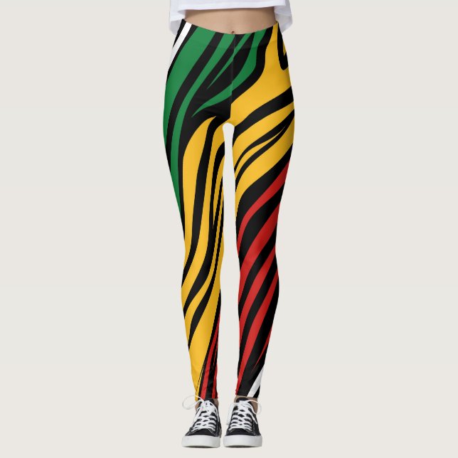Legging Padrão do Mês da História Negra  (Frente)