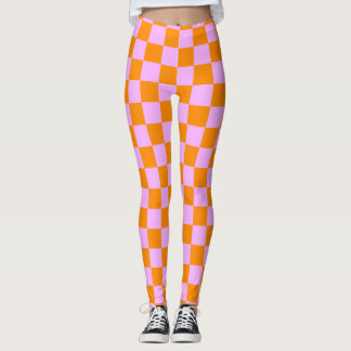Legging Padrão do quadro de verificação de verificação lar