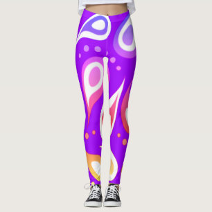 Legging Padrão do Rainbow Paisley