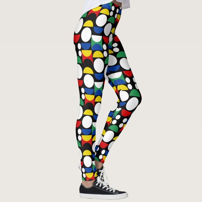 Legging Padrão do século de Médio Bauhaus, escandinavo neg (Criador carregado)