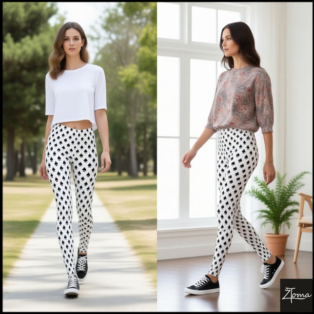 Legging Padrão do símbolo Spades (Criador carregado)