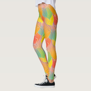 Legging Padrão dos Balões de Verão