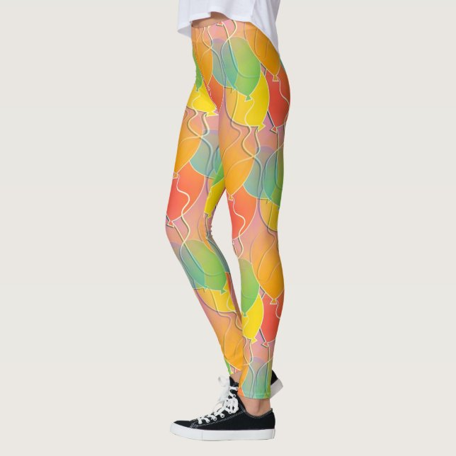 Legging Padrão dos Balões de Verão (Esquerda)