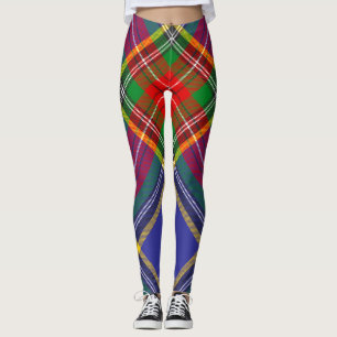 Legging Padrão escocês da Xadrez MacBeth Tartan