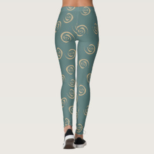 Legging padrão espiral