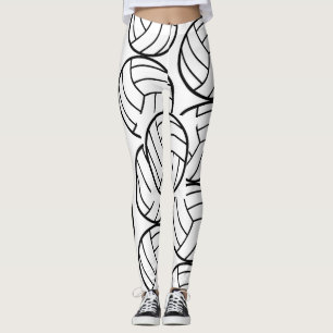 Legging Padrão esportivo de voleibol