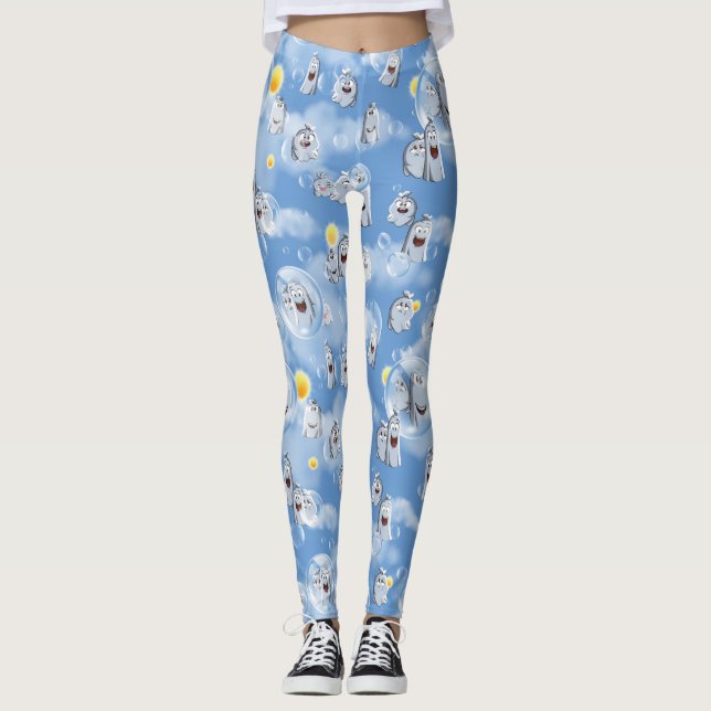 Legging Padrão Fantasma (Frente)