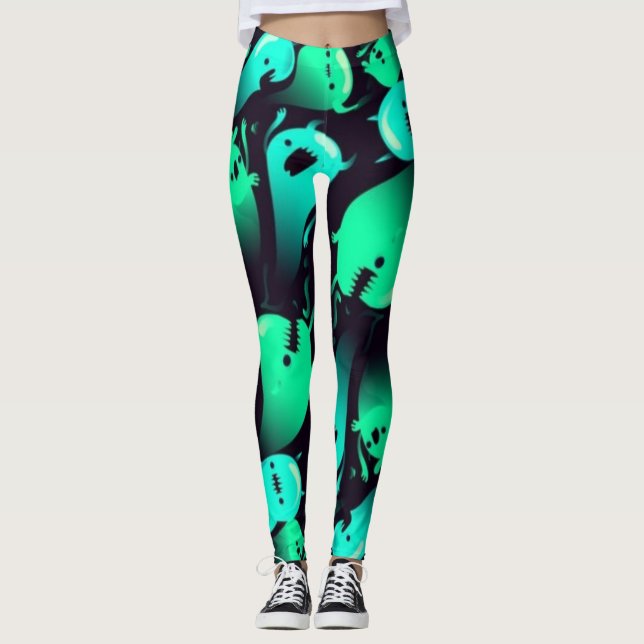 Legging padrão fantasma (Frente)