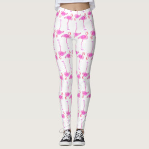 Legging Padrão Flamingo Rosa 2