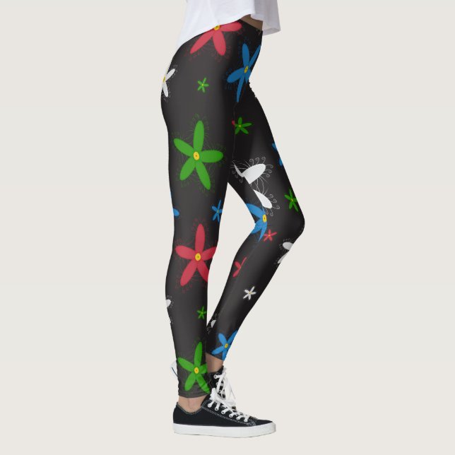 Legging Padrão Floral (Direita)