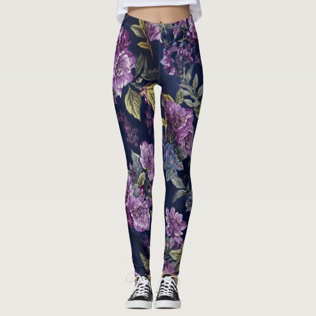 Legging Padrão Floral (Frente)