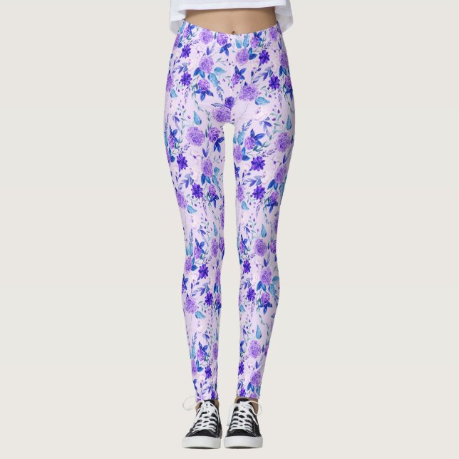 Legging Padrão Floral (Frente)