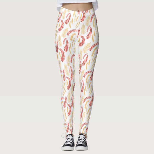 Legging Padrão floral (Frente)