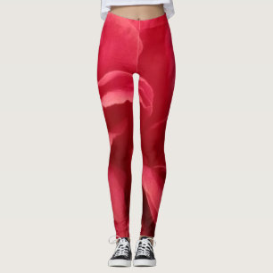 Legging Padrão Floral Abstrato Marble Rosa