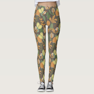 Legging Padrão Floral bonito