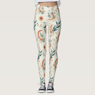 Legging Padrão Floral Celestial (2)