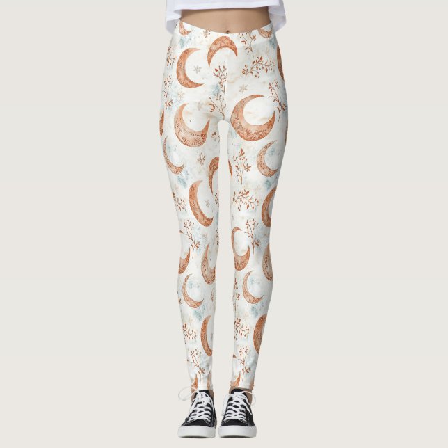 Legging Padrão Floral Celestial (3) (Frente)