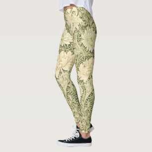 Legging Padrão Floral Chrysanthemum (por William Morris)