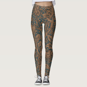 Legging Padrão Floral Clássico Arcadia de William Morris